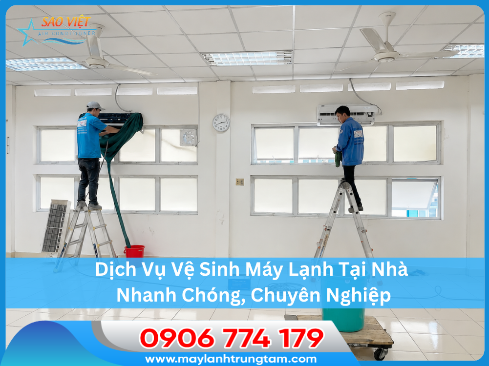 dịch vụ vệ sinh máy lạnh tại nhà 
