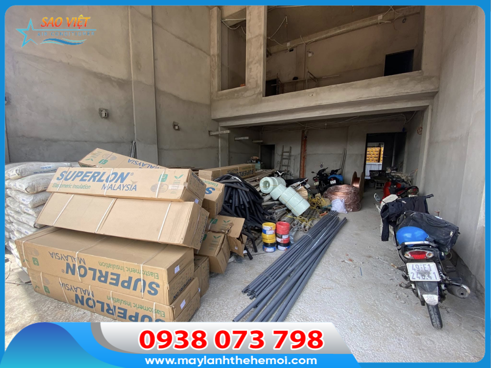 vạt tư lắp đặt máy lạnh 