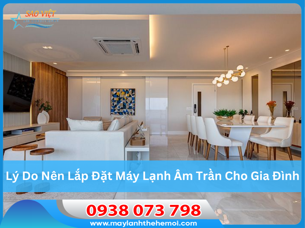 lắp máy lạnh âm trần cho gia đình 