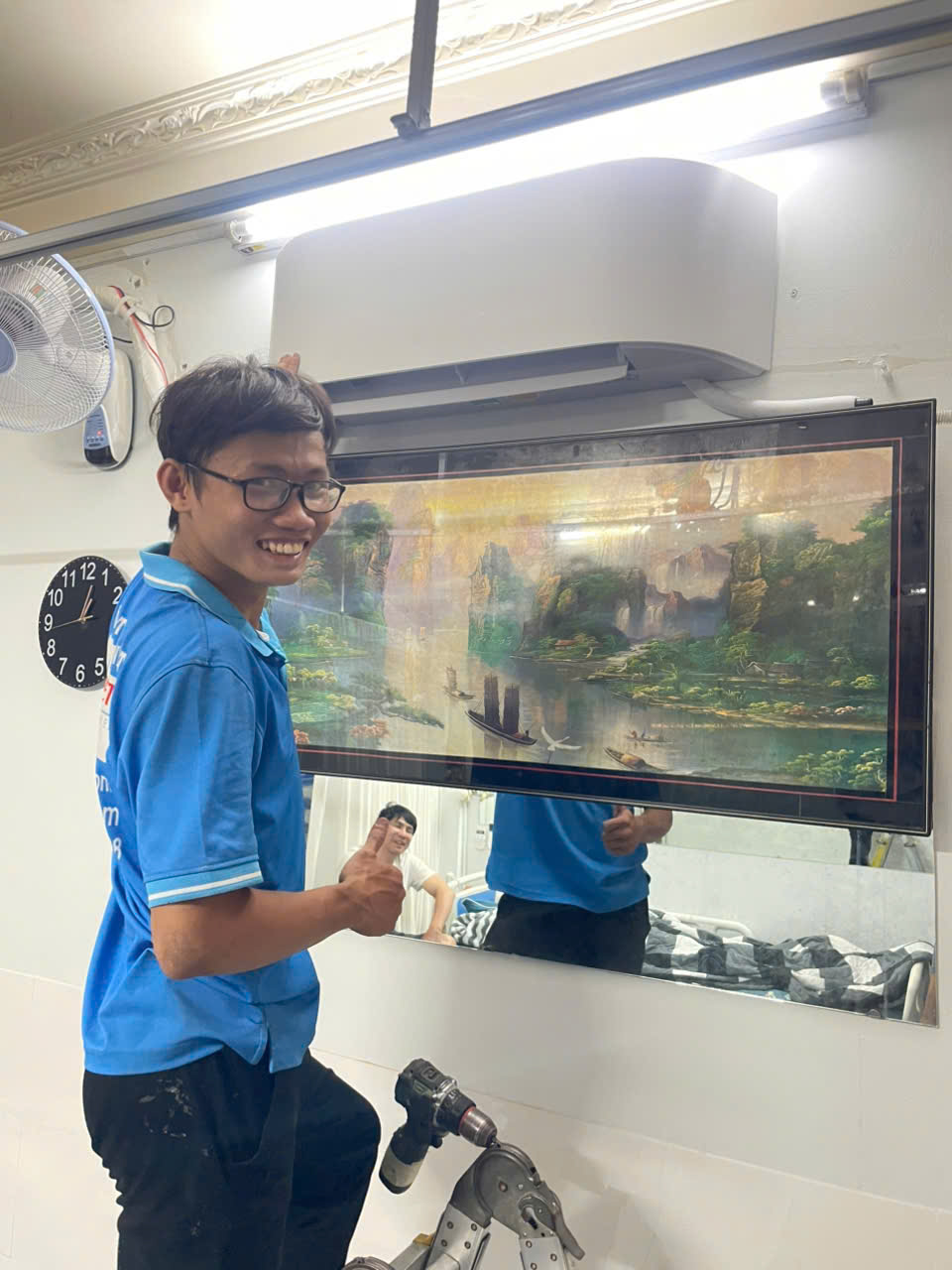 Sao Việt thi công lắp đặt máy lạnh Máy lạnh Toshiba RAS-H10T4KCVRG-V - 1.0 HP cao cấp Tại Quận Bình Thạnh